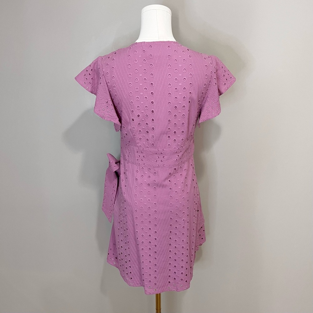 Anthropologie Dolan Patsy Eyelet Wrap Dress Size XS - Picture 6 of 12